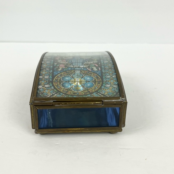 Handcrafted Via Vermont Trinket Jewelry Box Handcrafted Mexico Nativity Scene - Picture 5 of 13